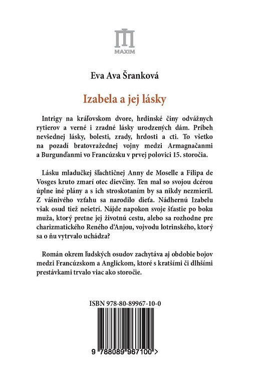 Izabela a jej lásky - Eva Ava Šranková